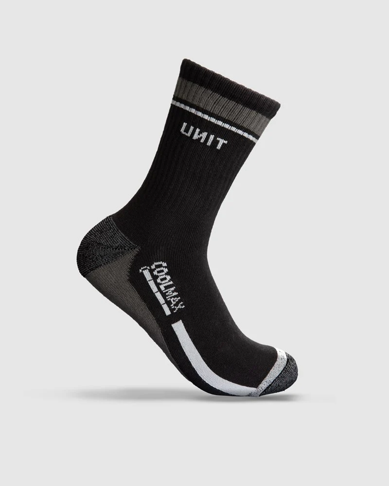Unit Mens Coolmax Crew Socks 2 Pack - Image 3