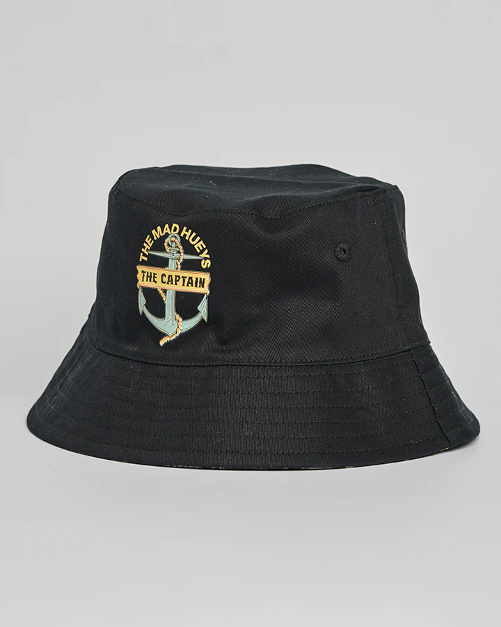 The Mad Hueys CROC CAPTAIN | YOUTH REVERSIBLE BUCKET HAT - Image 4