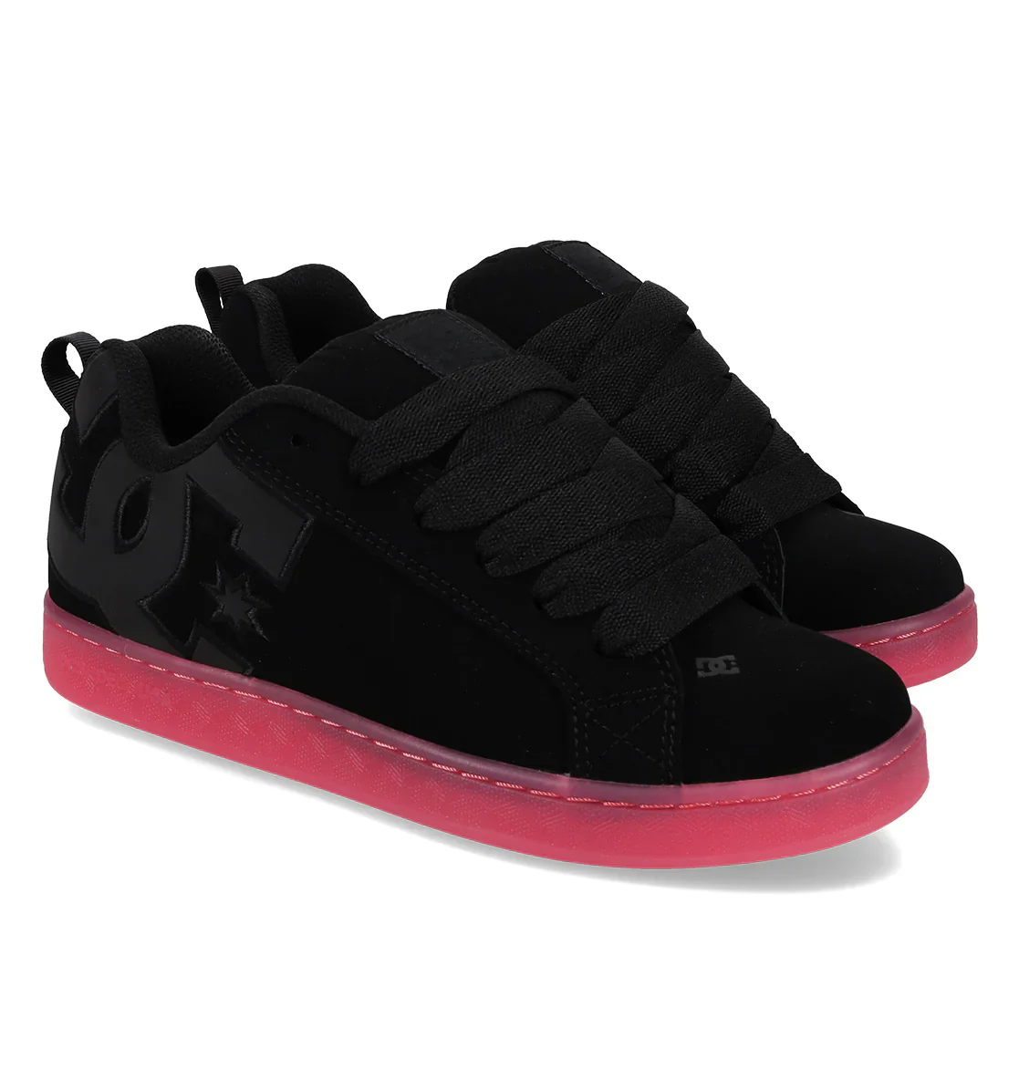 DC Womens Court Graffik - Black/Black/Pink - Image 2