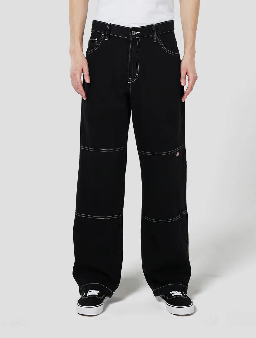 Dickies Denim DK011801 Double Knee Pant - Black Denim