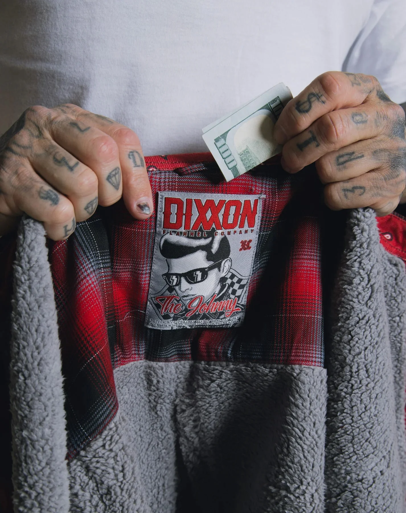 Dixxon Johnny Sherpa Lined Flannel Jacket - Image 9