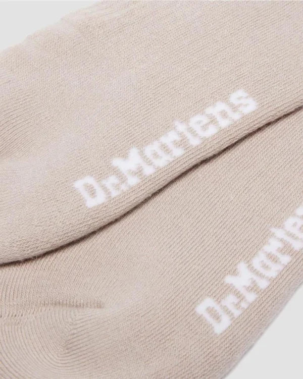 Dr. Martens Double Doc Socks Organic Cotton Blend - Vintage Taupe - Image 4