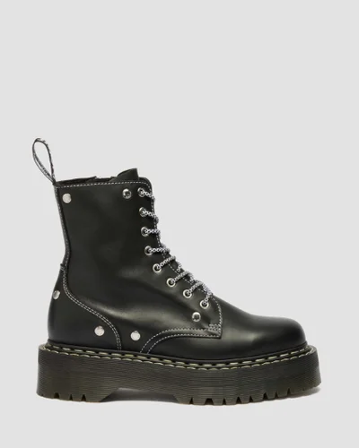 Dr. Martens Jadon WDS 8 Eye Boot - Black Sendal - Image 3
