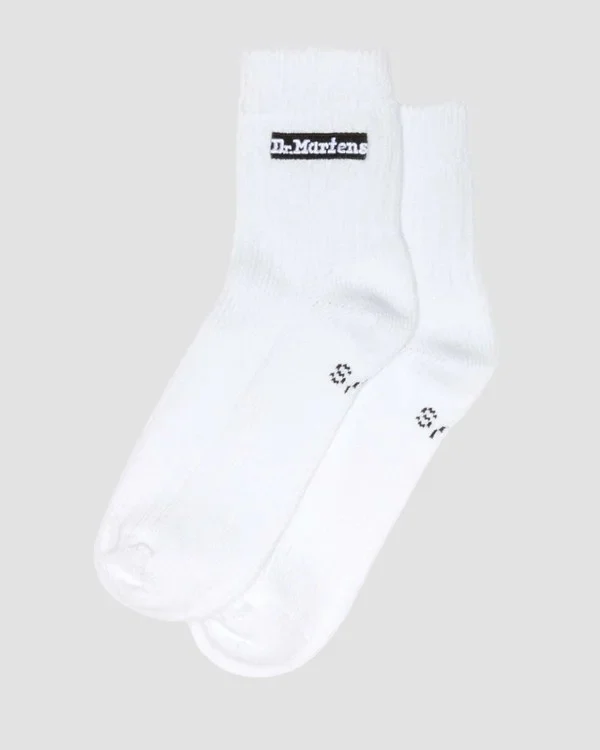Dr. Martens Short Logo Organic Cotton Socks - White
