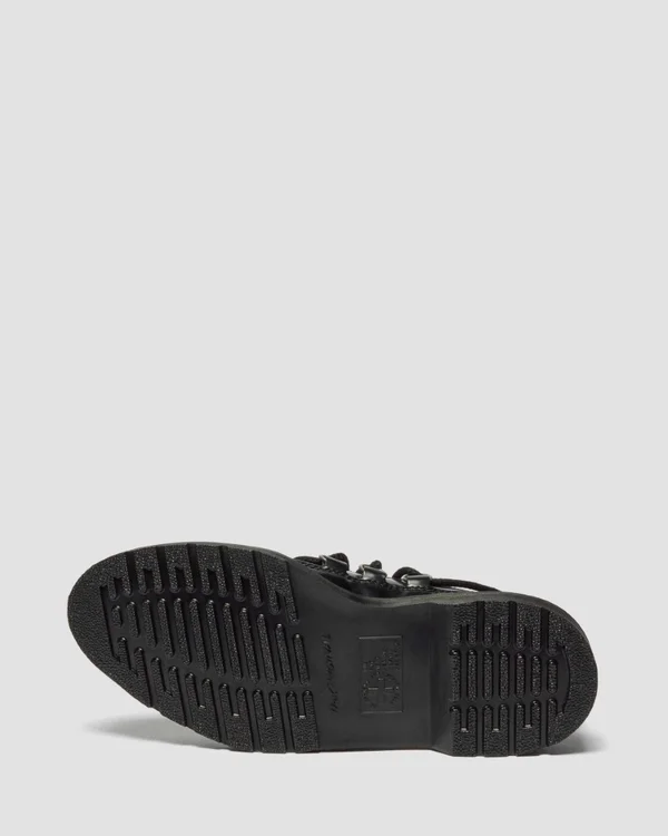 Dr. Martens Elphie II HDW Studded Lace Up Shoe - Black Buttero - Image 9