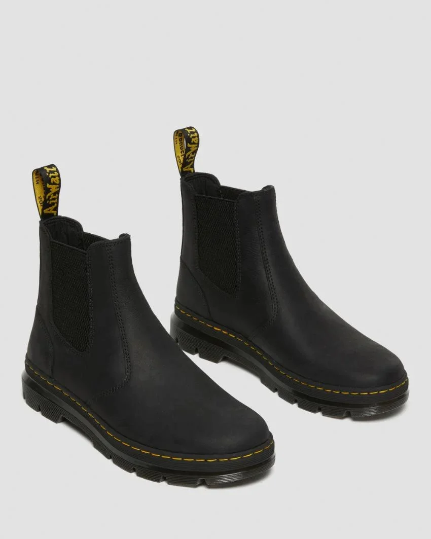 Dr. Martens Embury Leather Chelsea Boot - Black Wyoming - Image 3