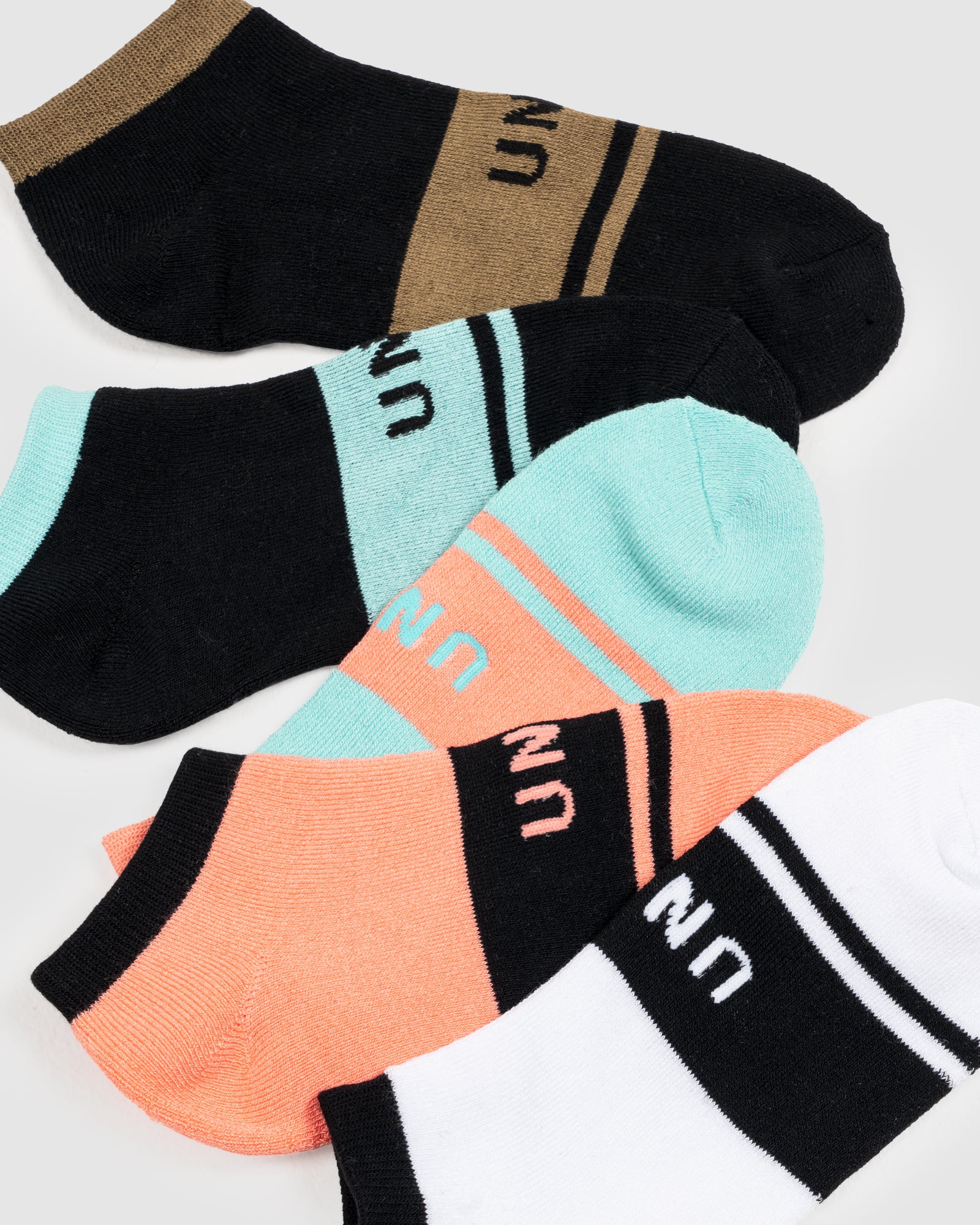 Unit Equip Ladies Bamboo No Show Socks - 5 Pack - Image 4