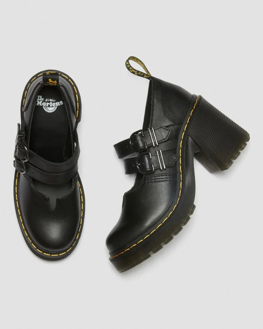 Dr. Martens Eviee Mary Jane Sendal - Black Sendal - Image 4