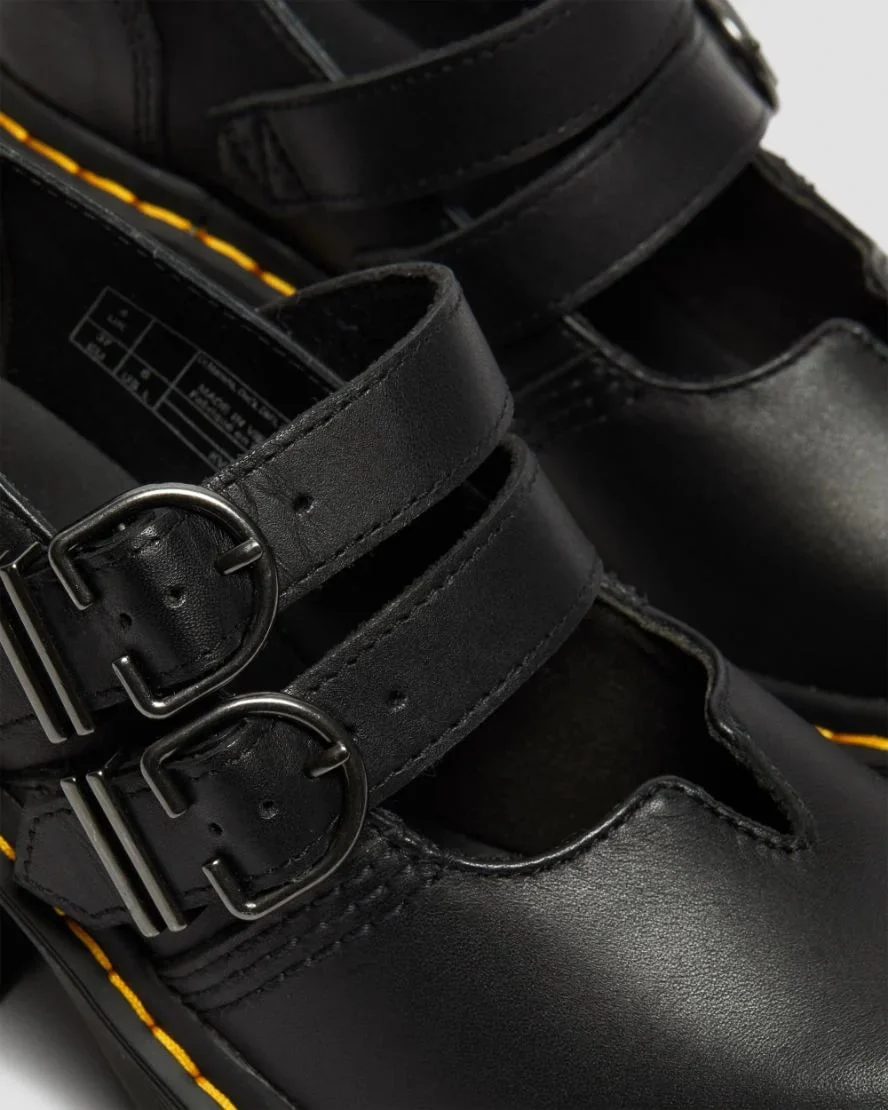 Dr. Martens Eviee Mary Jane Sendal - Black Sendal - Image 6