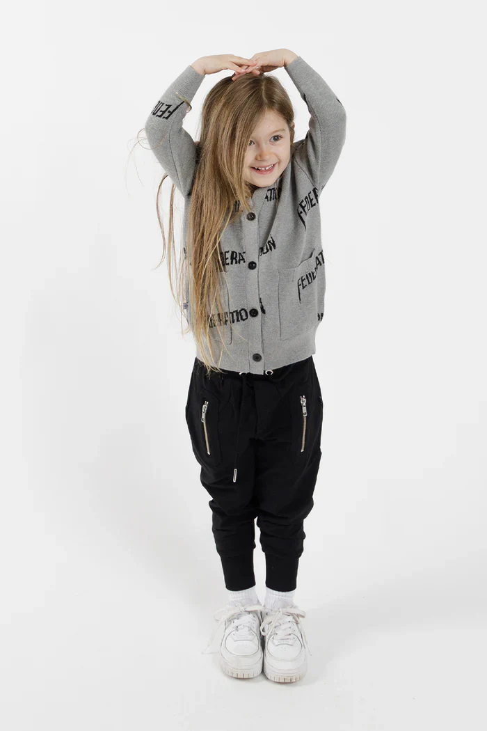 Federation Kids Playground Trackies - Black - Image 4