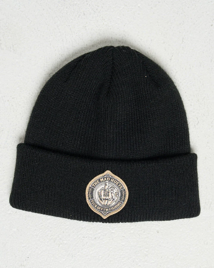 THE MAD HUEYS FK OFF FISH | STRAIGHT BEANIE - Image 2