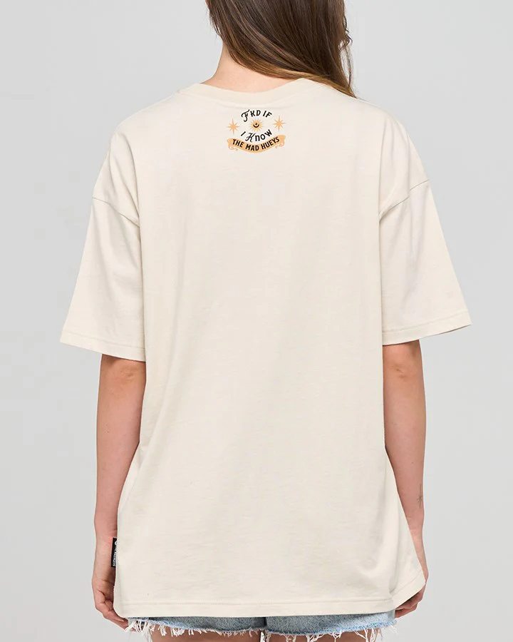 The Mad Hueys FKD IF I KNOW | WOMENS OVERSIZED TEE - Image 2