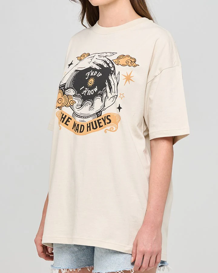 The Mad Hueys FKD IF I KNOW | WOMENS OVERSIZED TEE - Image 3