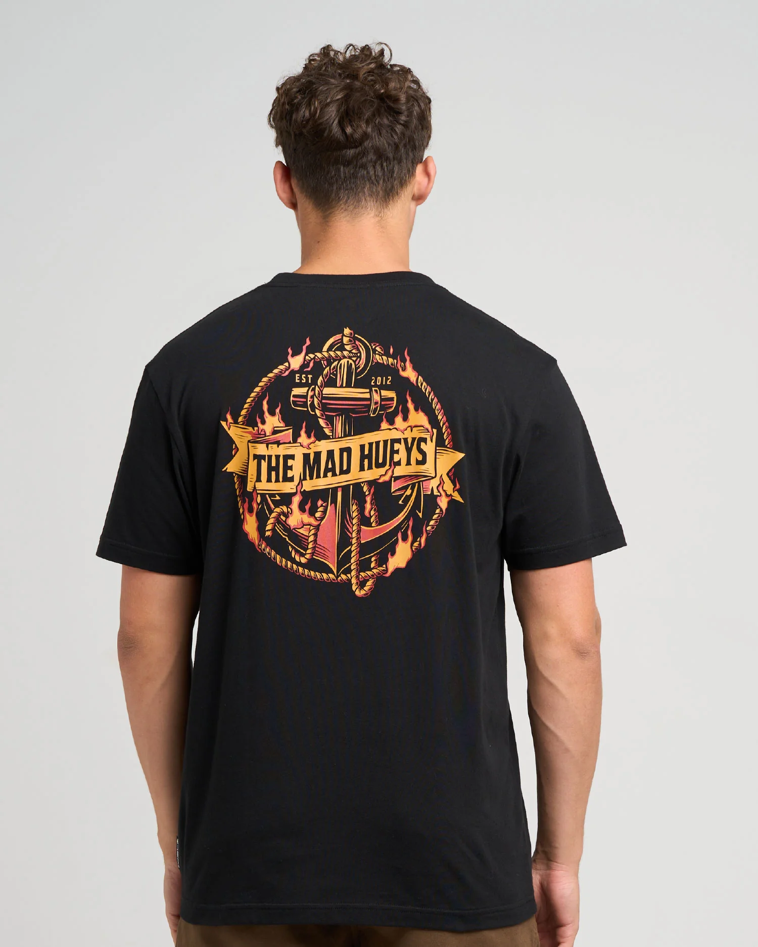 THE MAD HUEYS FLAME ANCHOR | SS TEE - Image 2