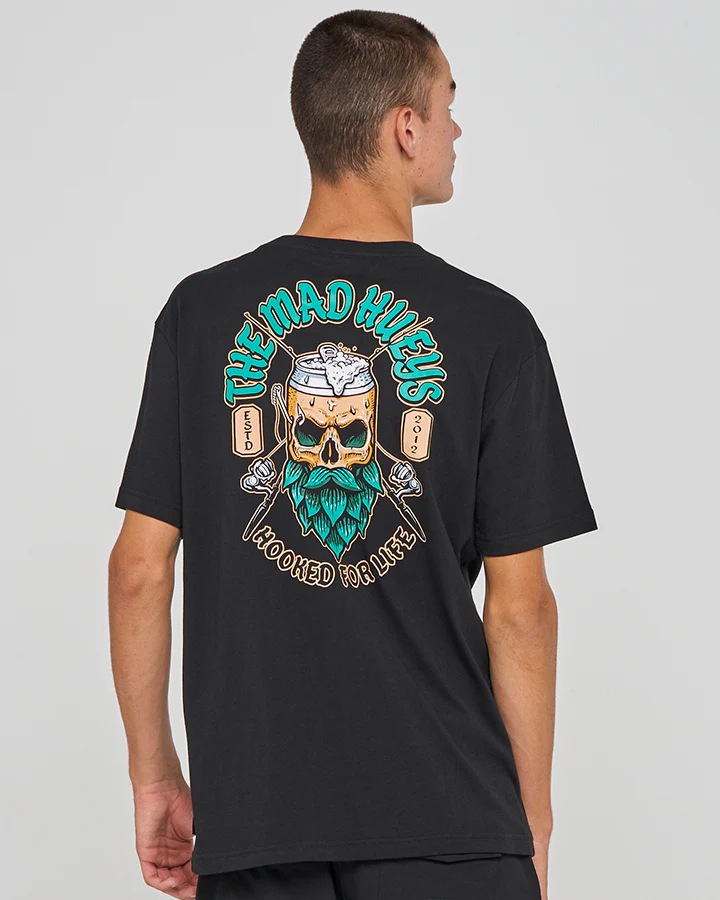 The Mad Hueys FROTHIN HOOKED FOR LIFE | SS TEE - Image 4