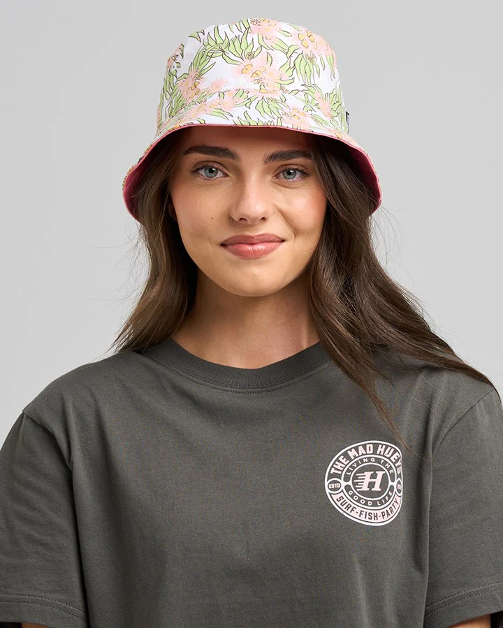 The Mad Hueys GALAH ANCHOR | WOMENS REVERSIBLE BUCKET HAT - Image 2