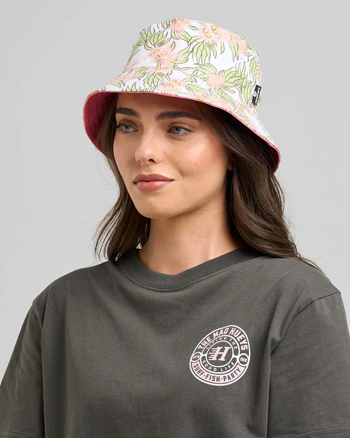 The Mad Hueys GALAH ANCHOR | WOMENS REVERSIBLE BUCKET HAT - Image 4