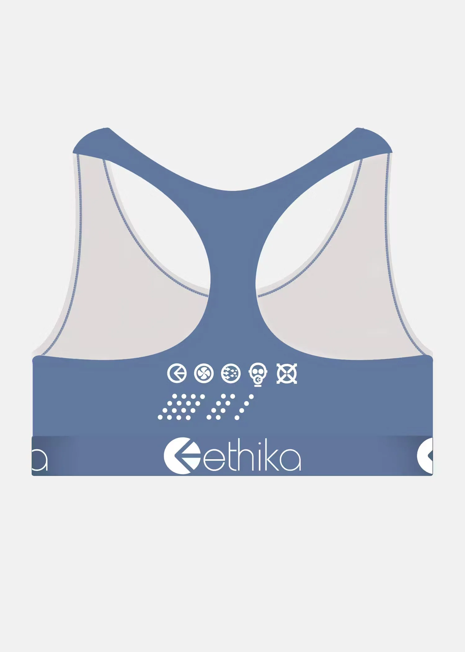 Ethika Girls SubZero Bolt Royal Sports Bra - Image 2