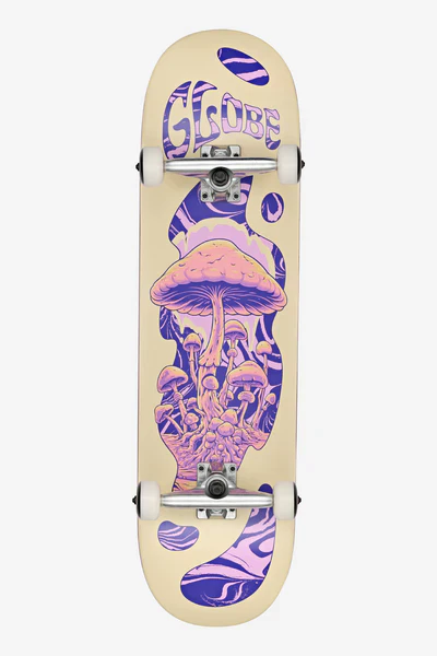 Globe G1 Mind Expansion 8.5" Complete - Off White / Purple