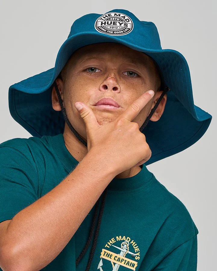 The Mad Hueys GOOD LIFE HUEYS | YOUTH WIDE BRIM HAT - Image 3