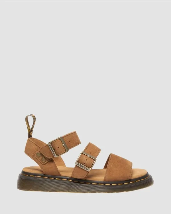 Dr. Martens Gryphon Sandal - Desert Brown Tumbled Nubuck - Image 3