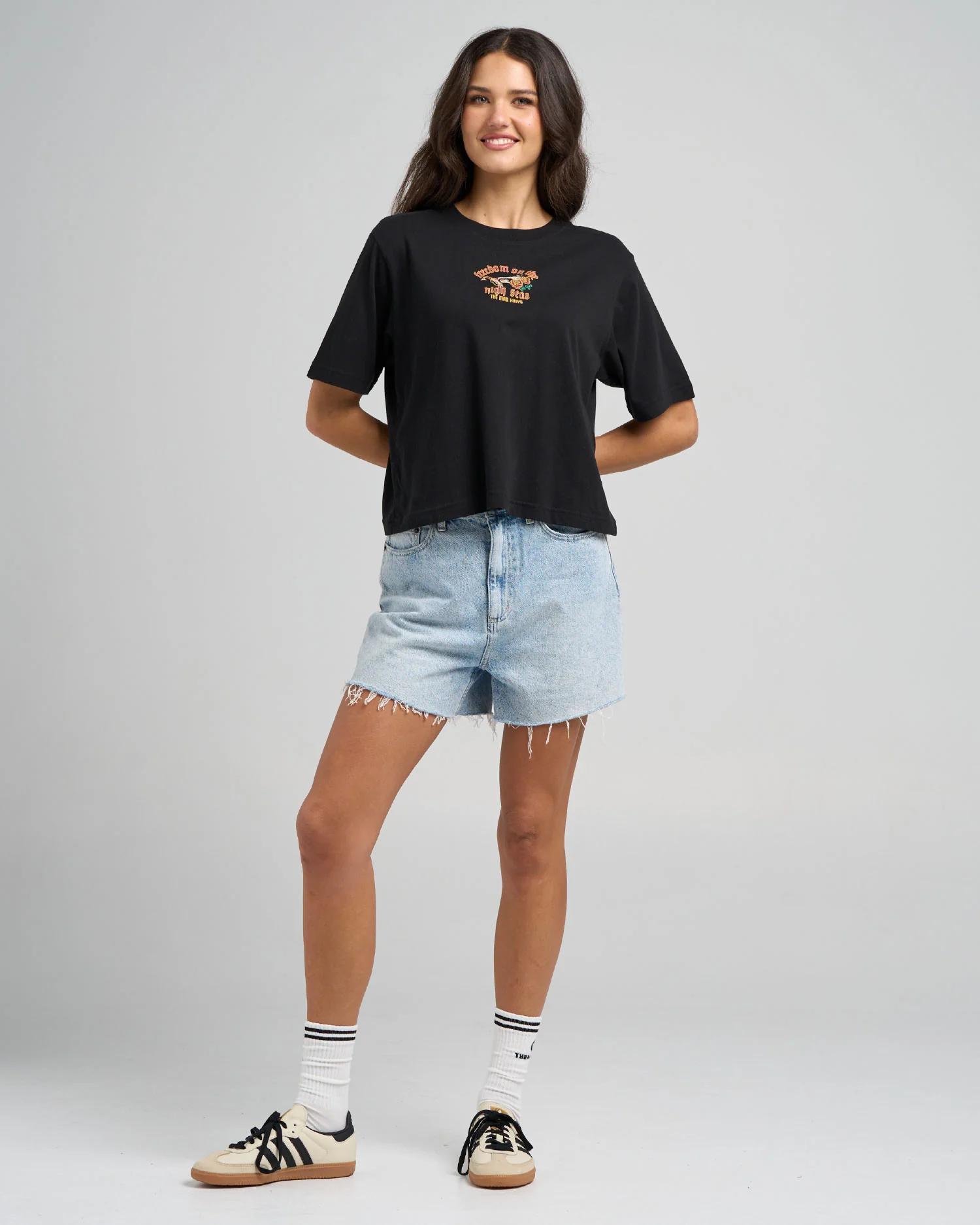 THE MAD HUEYS HIGH SEAS HUEYS | WOMENS BOXY TEE - Image 4