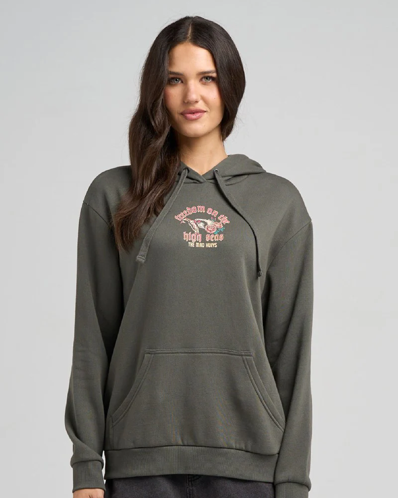 THE MAD HUEYS HIGH SEAS HUEYS |WOMENS HOODED PULLOVER - Image 2