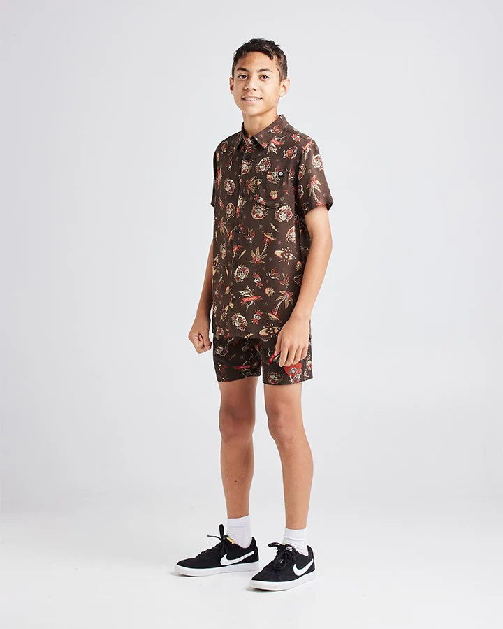 The Mad Hueys Hueys Tattoo Youth Woven Shirt - Image 3