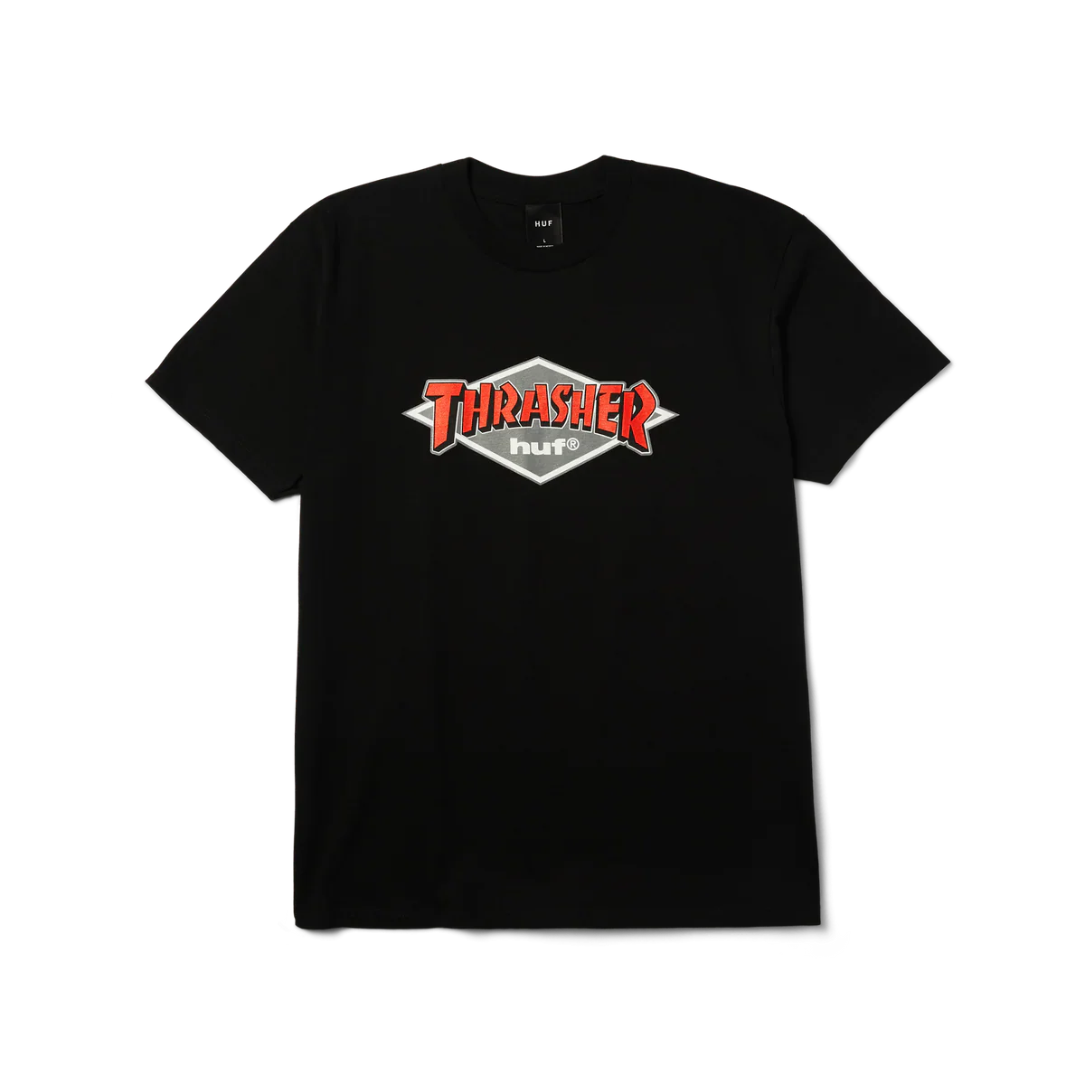 Huf X Thrasher Logo Tee - Black