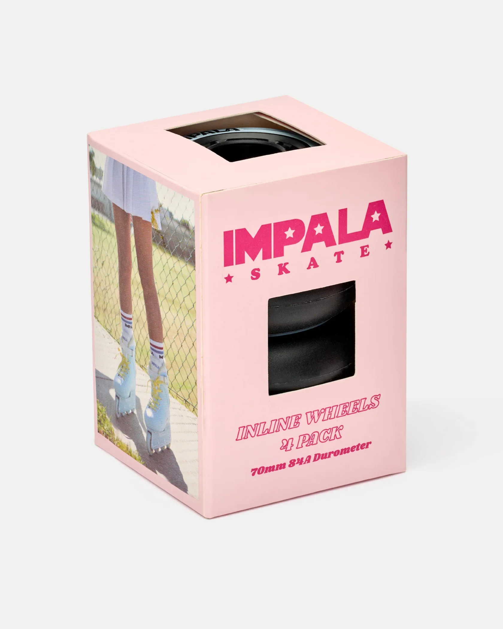 Impala Inline Wheel 4 Pack Black 70mm - Image 2