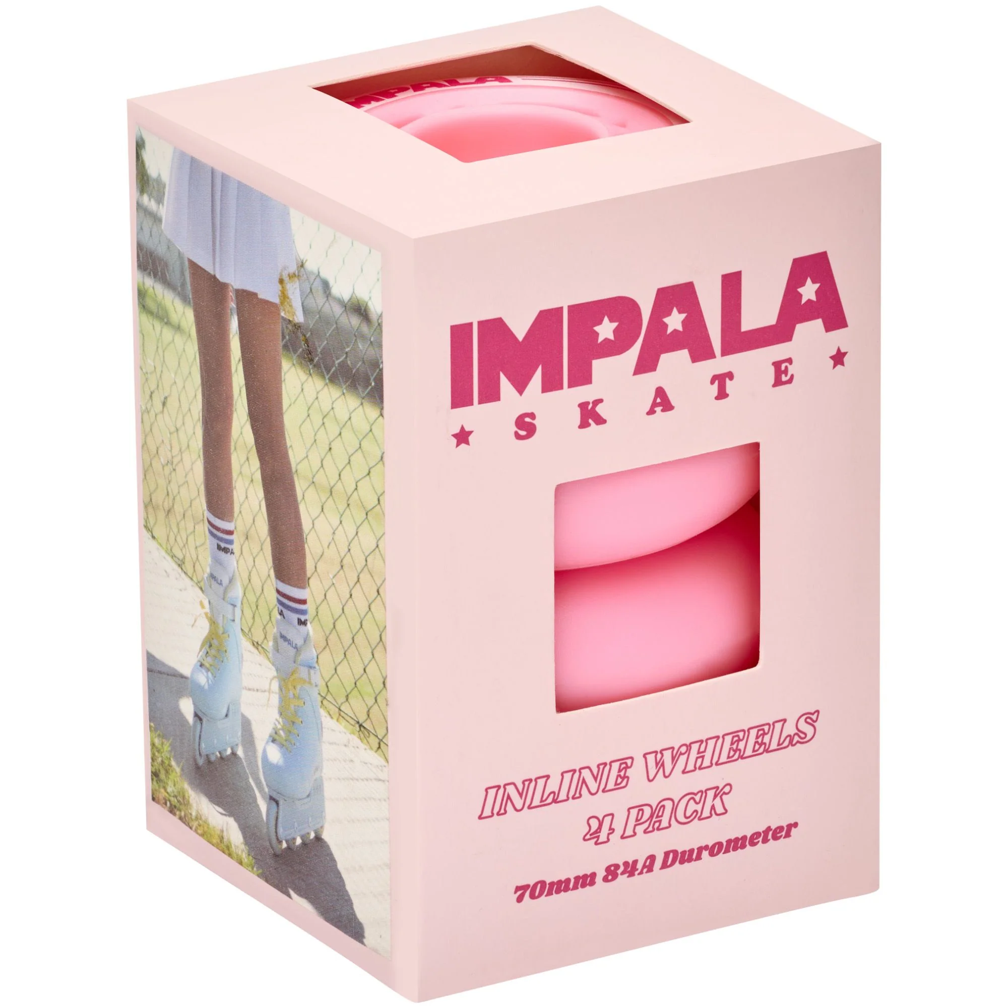 Impala Inline Wheel 4 Pack Bubblegum Pink 70mm - Image 2