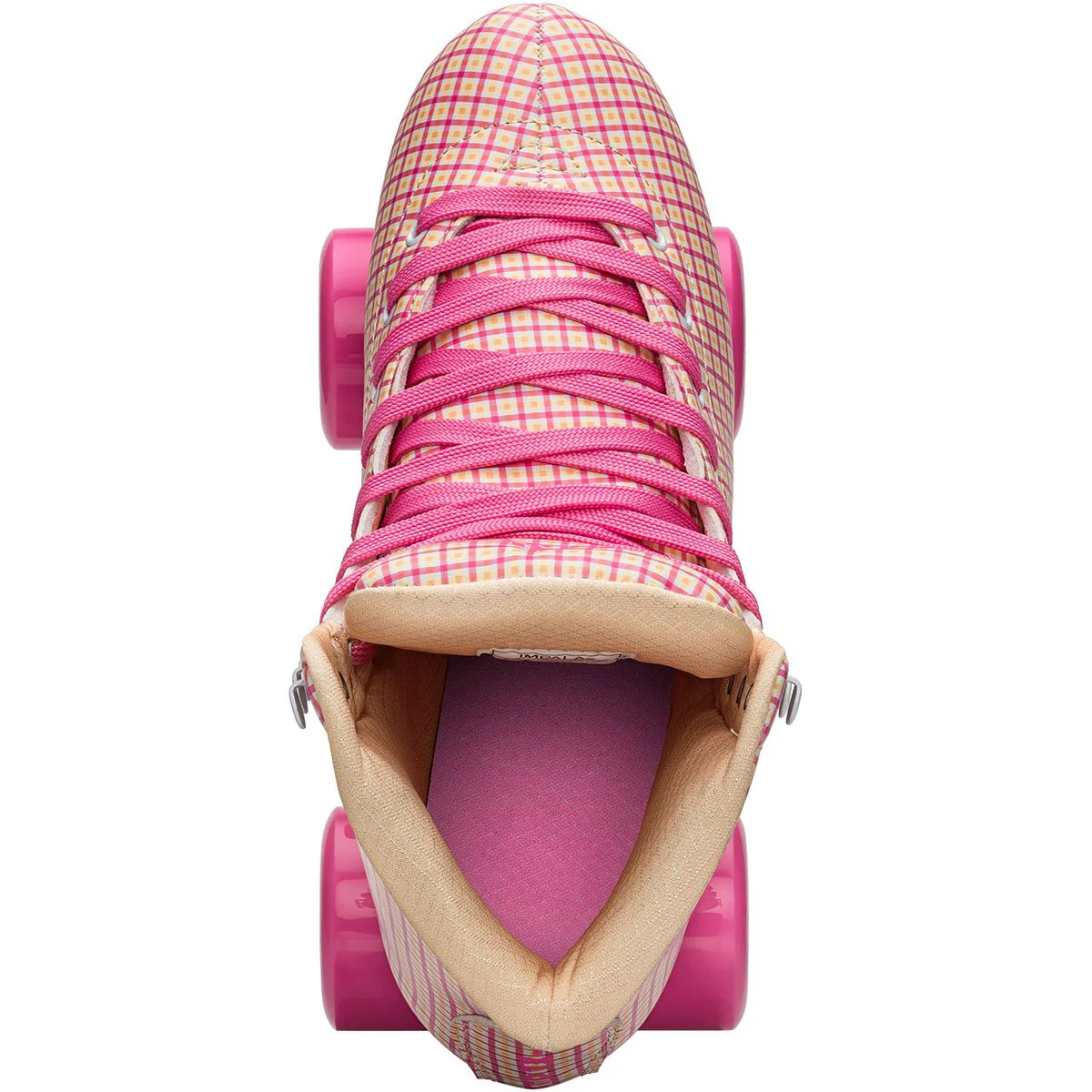 Impala Womens Rollerskates Pink Tartan - Image 5