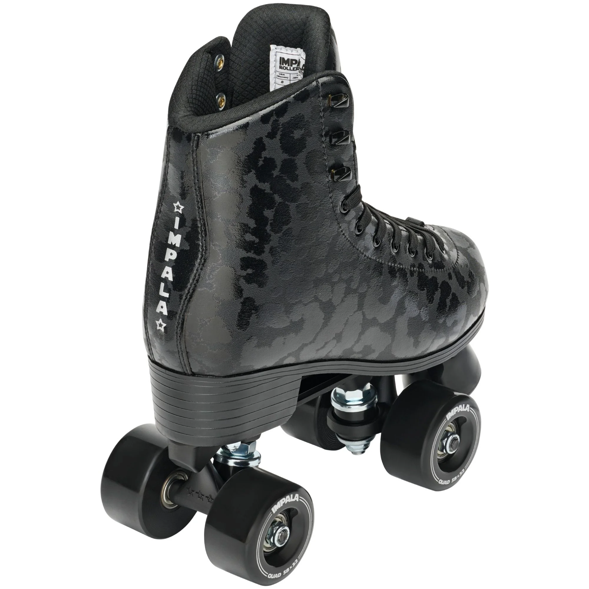 Impala Womens Rollerskates Black Leopard - Image 7