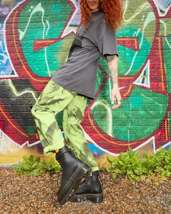 Dr Martens Jadon Pisa Leather Platform Boots - Image 8