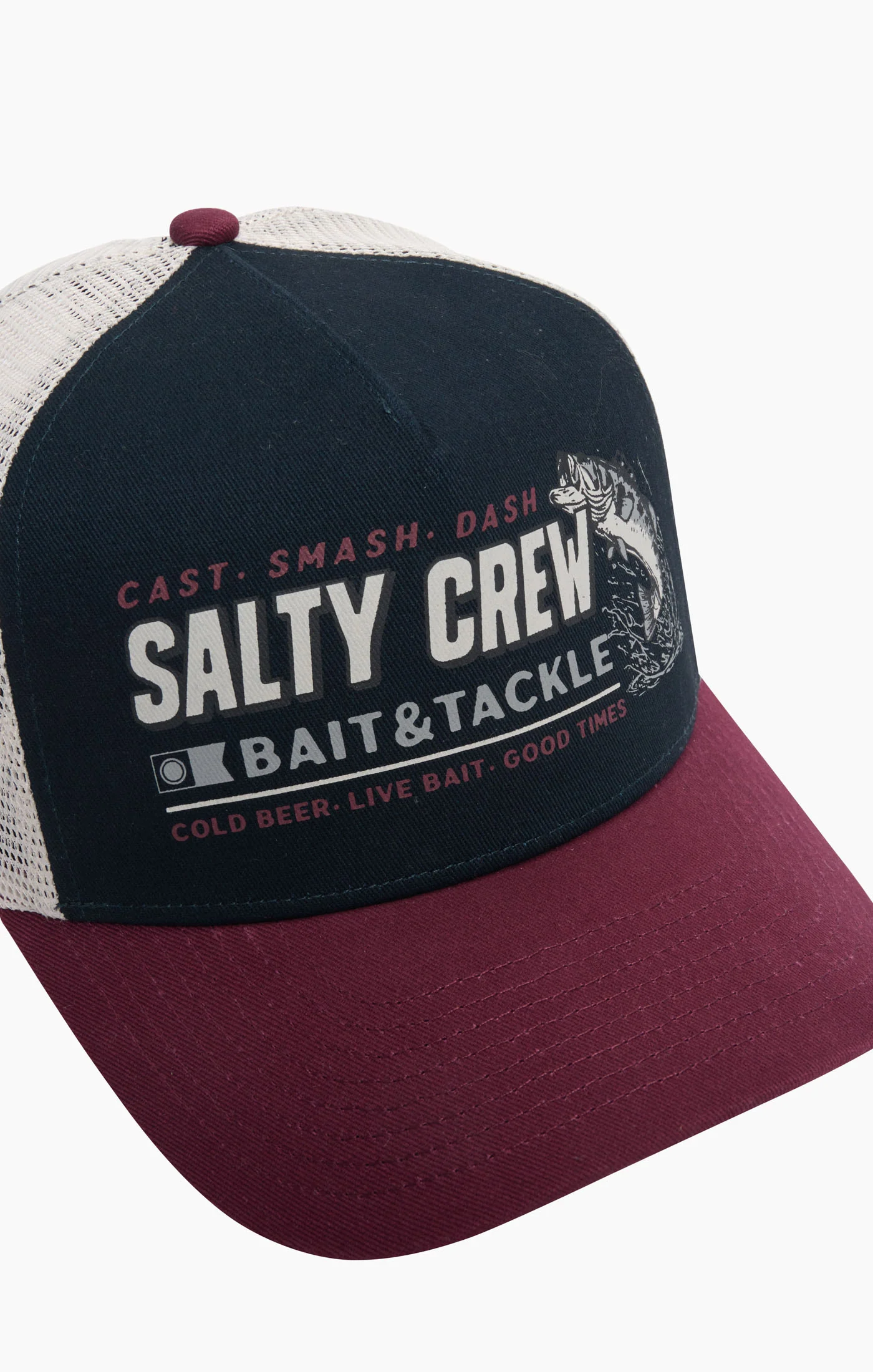 Salty Crew Live Bait Retro Trucker - Image 4