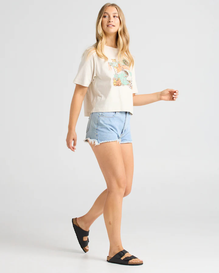 The Mad Hueys LOCALS ONLY | WOMENS BOXY SS TEE - Image 5