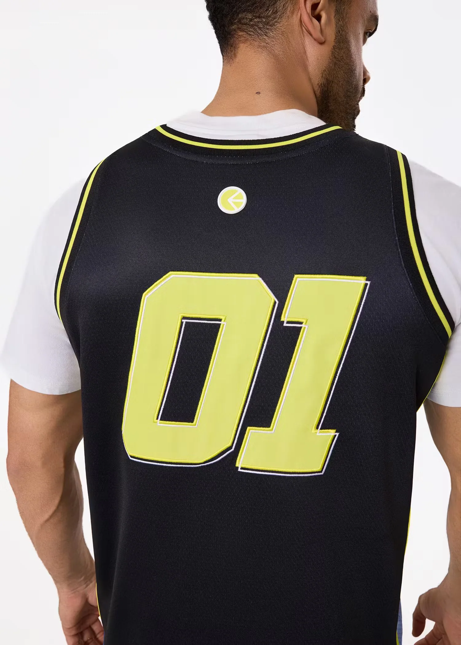 Ethika Mens Bolt Camo Basketball Jersey - Image 2