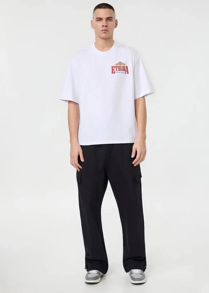 Ethika Mens Familie Crest Box Cut Tee - Image 3