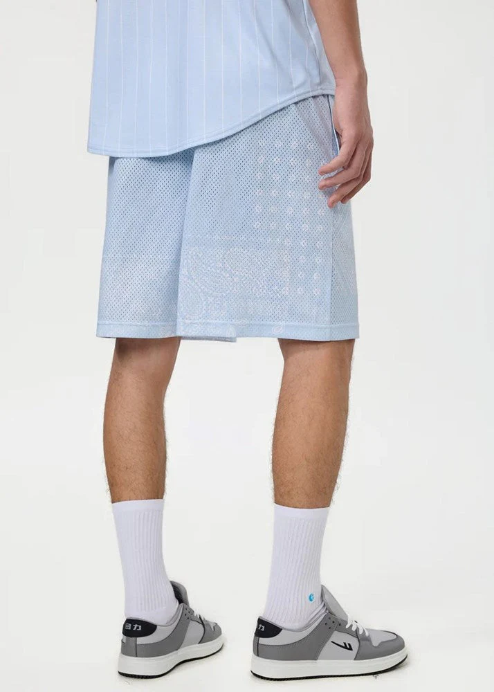 Ethika Mens Ice Paisley 7 Inch Basketball Short - Image 2