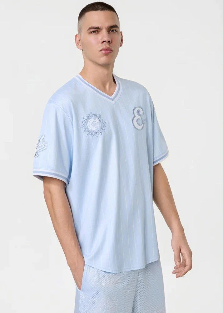 Ethika Mens Ice Paisley Baseball Jersey
