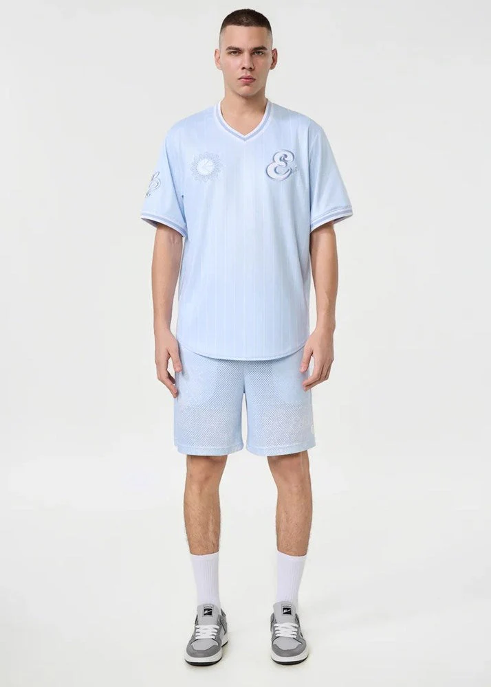Ethika Mens Ice Paisley Baseball Jersey - Image 3
