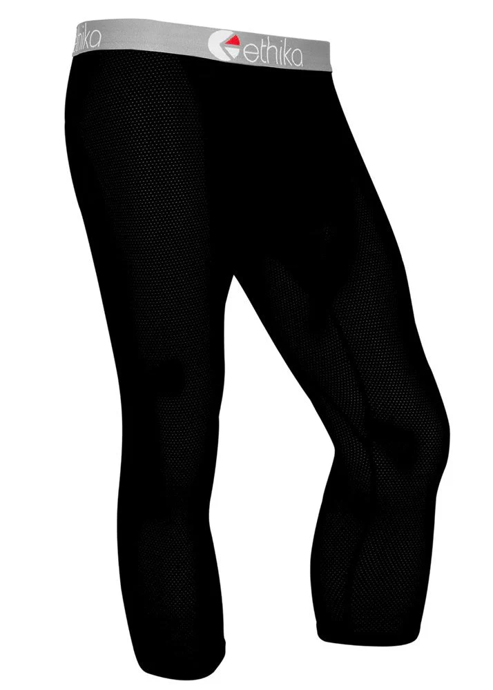 Ethika Mens Micromesh 3/4 Tight Black - Image 2