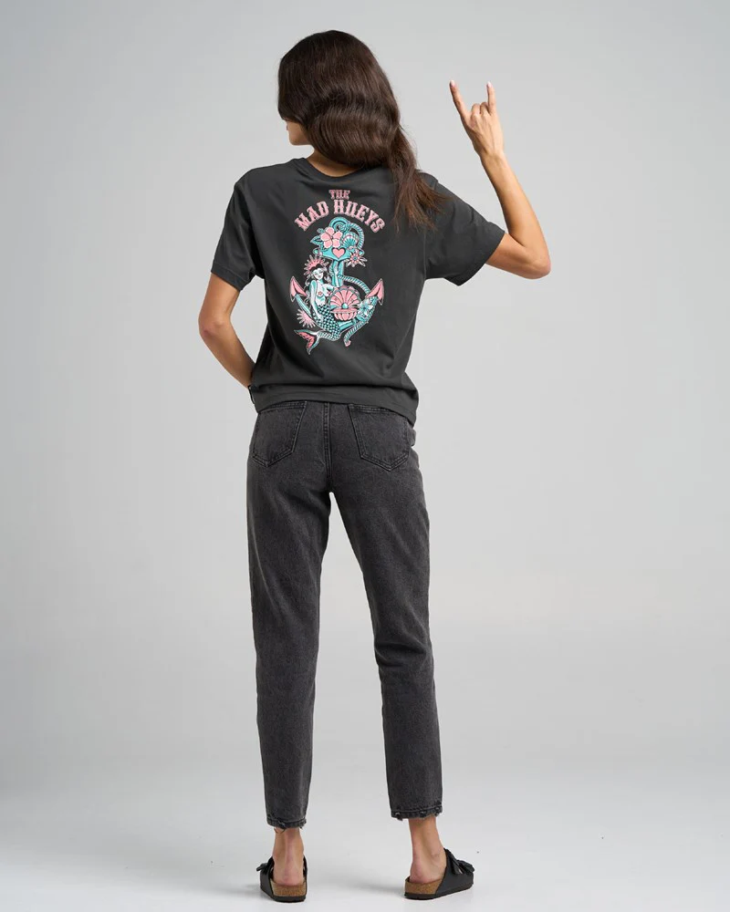 THE MAD HUEYS MERMAID ANCHOR | WOMENS SS TEE - Image 3