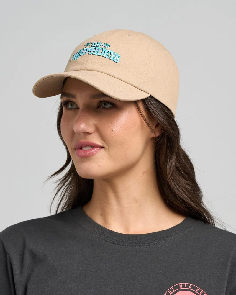 THE MAD HUEYS MERMAIDS DRINK FREE | WOMENS UNSTRUCTURED CAP - Image 2