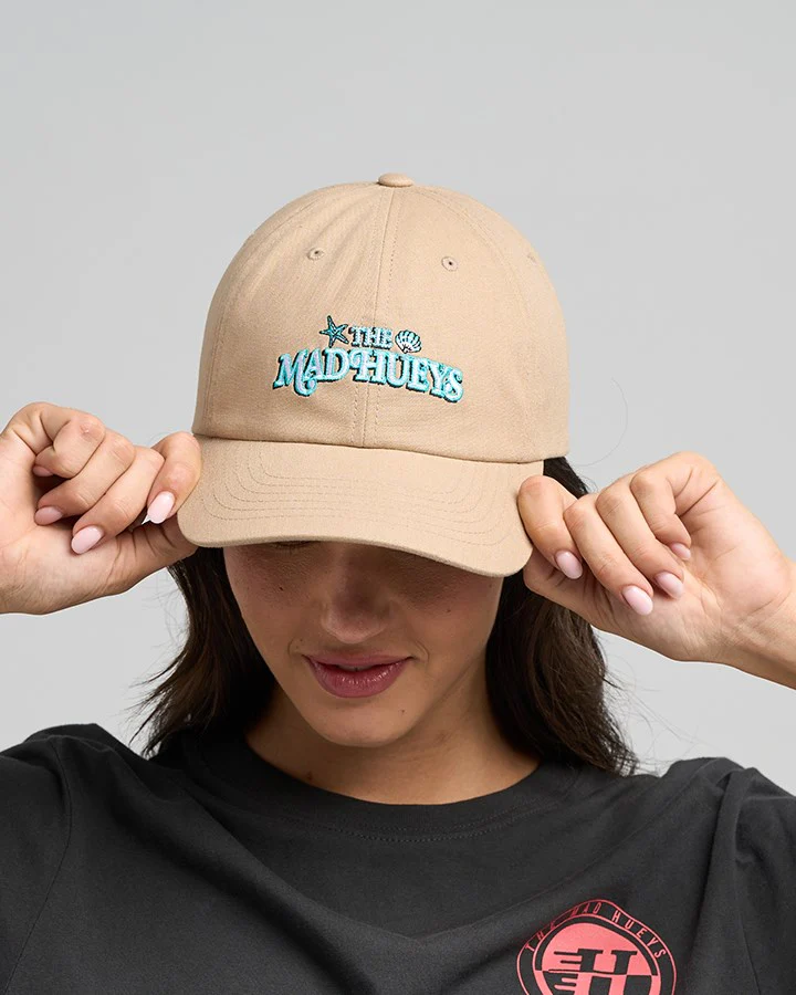 THE MAD HUEYS MERMAIDS DRINK FREE | WOMENS UNSTRUCTURED CAP - Image 3