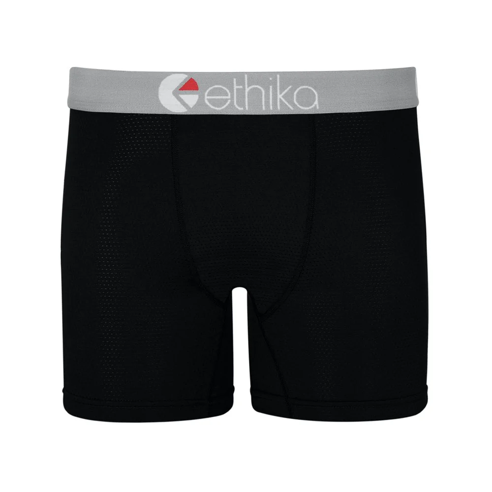 Ethika Mens MicroMesh Black Mid
