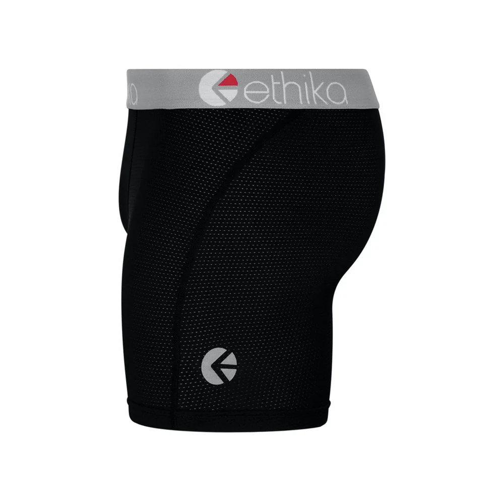 Ethika Mens MicroMesh Black Mid - Image 2