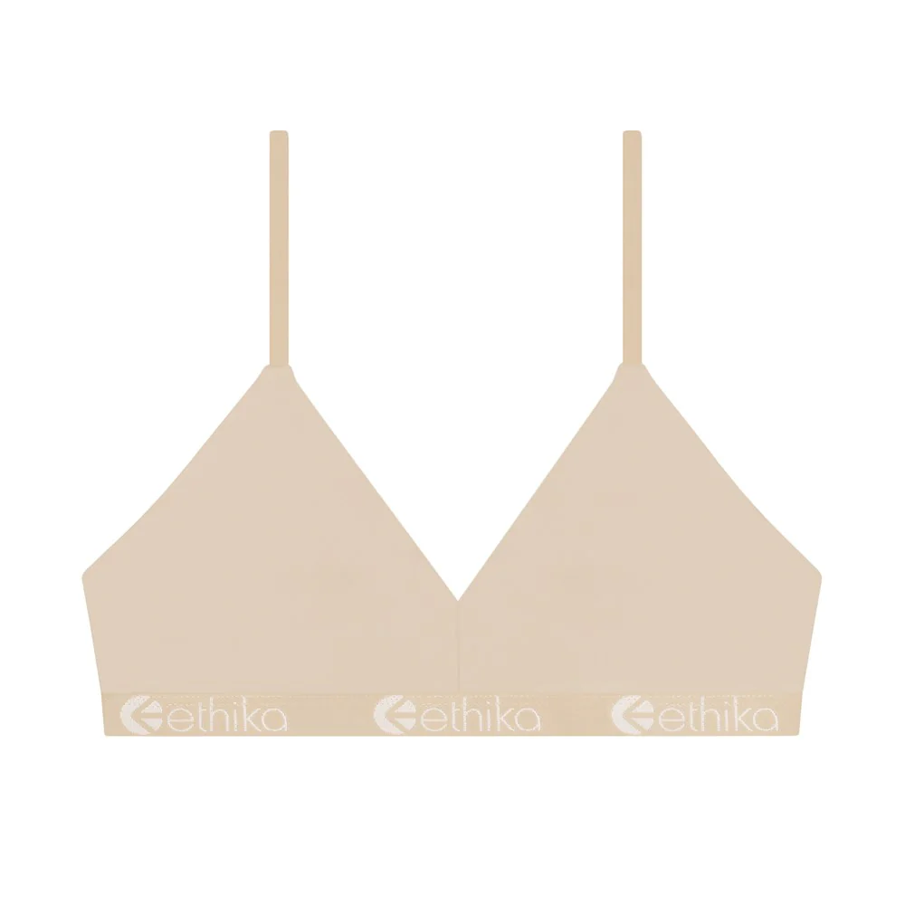 Ethika Modal V Neck Bra - Nude - Image 2