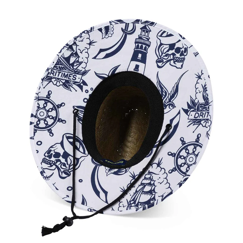 Dritimes Nautical Straw Hat - Image 2