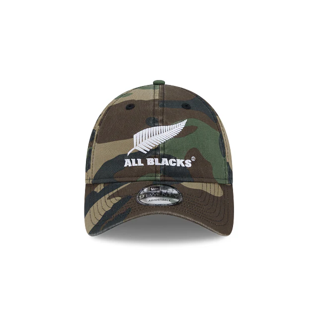 New Era All Blacks Woodland Camo 9Twenty Strapback